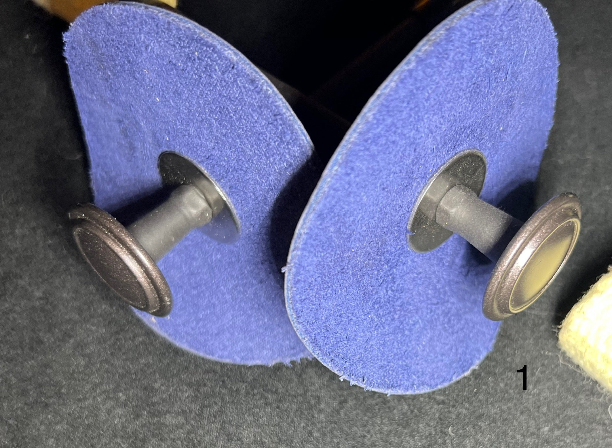 Lightweight Palm Torches w/blue leather